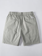 Pantalón corto Verona beige claro con bolsillos y costuras frontales