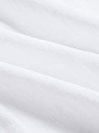 Textura de tejido tipo lino blanco, superficie ligeramente acanalada