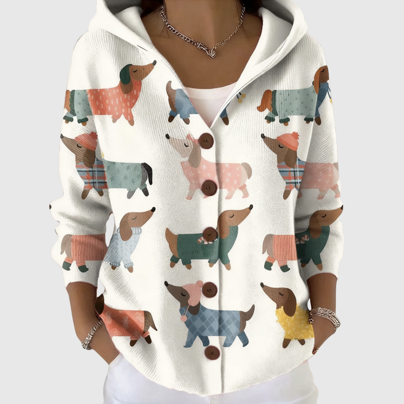 Gloria | Chaqueta de punto con capucha