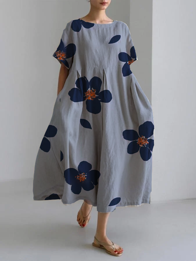 Vestido Fluido Floreal Raffa