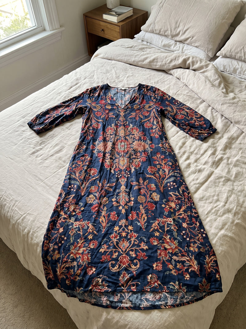 "@Laura, enseñando el vestido Alessia"