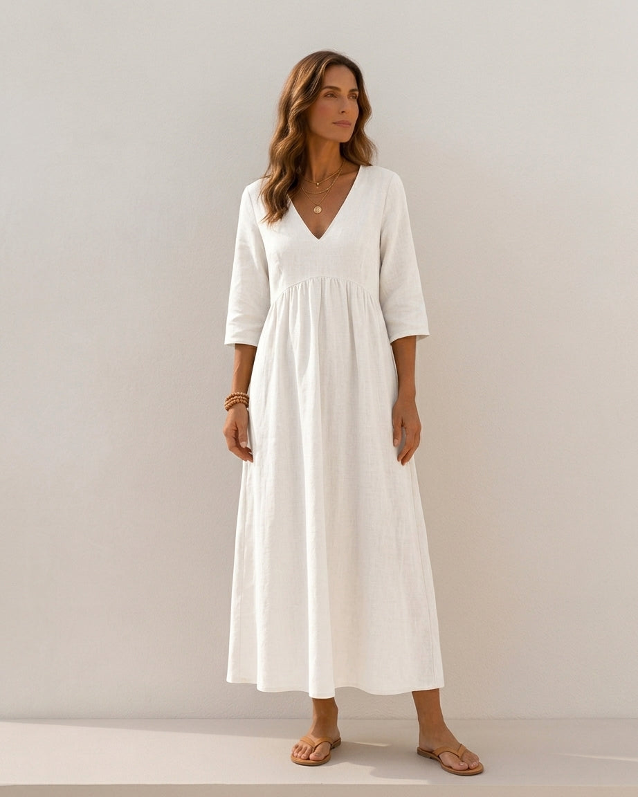 Vestido Largo Costa Blanca