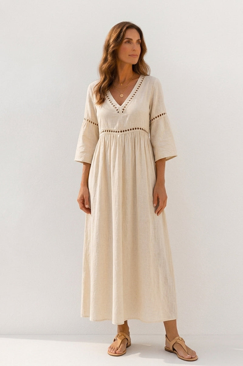Vestido midi bohemio