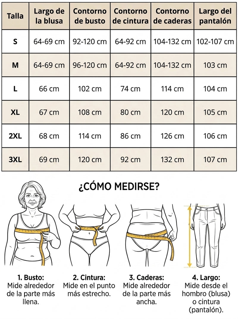 Guía de tallas