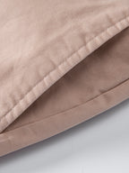 Pantalón corto Verona beige claro: dobladillo inferior y costura marcada