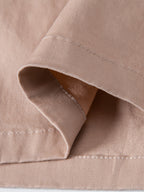 Pantalón corto Verona beige claro: vista del dobladillo y forro interior