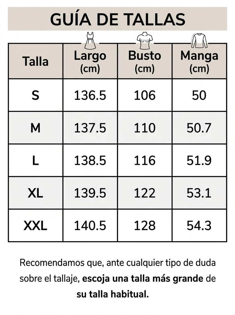Guía de tallas