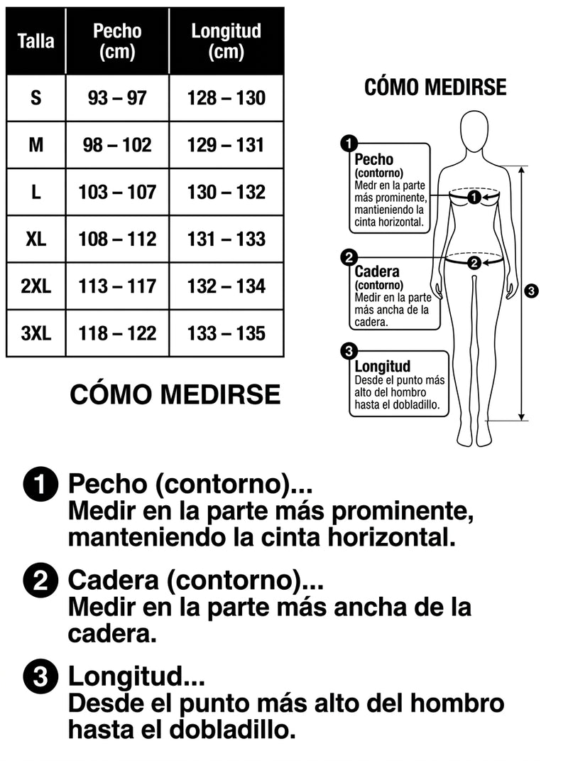 Guía de tallas