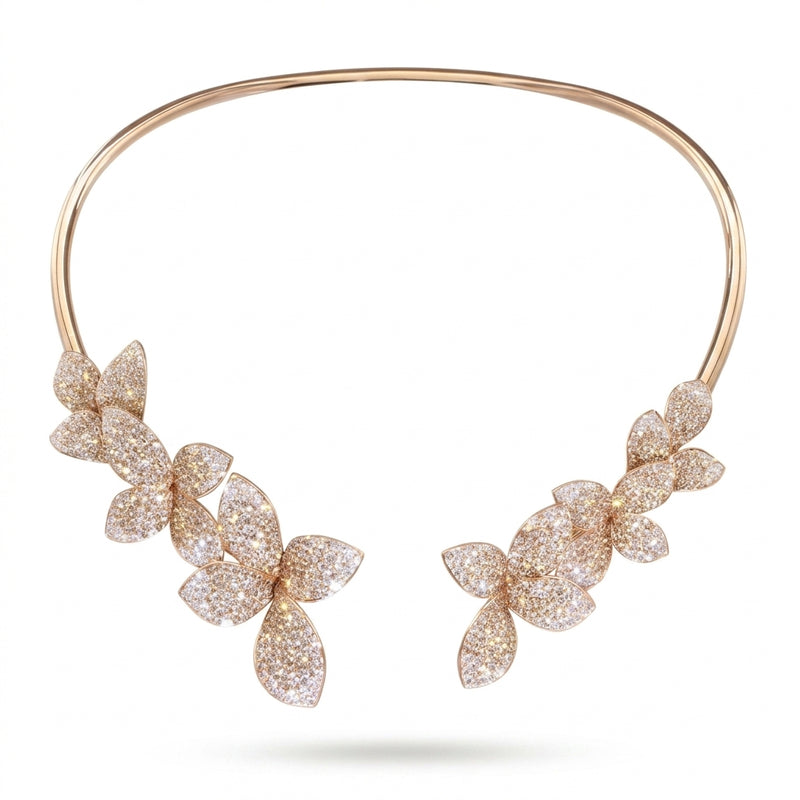 Collar Flora · Cristal