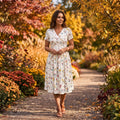Vestido "Valeria" | Caída Fluida y Escote Estilizador (con bolsillos)
