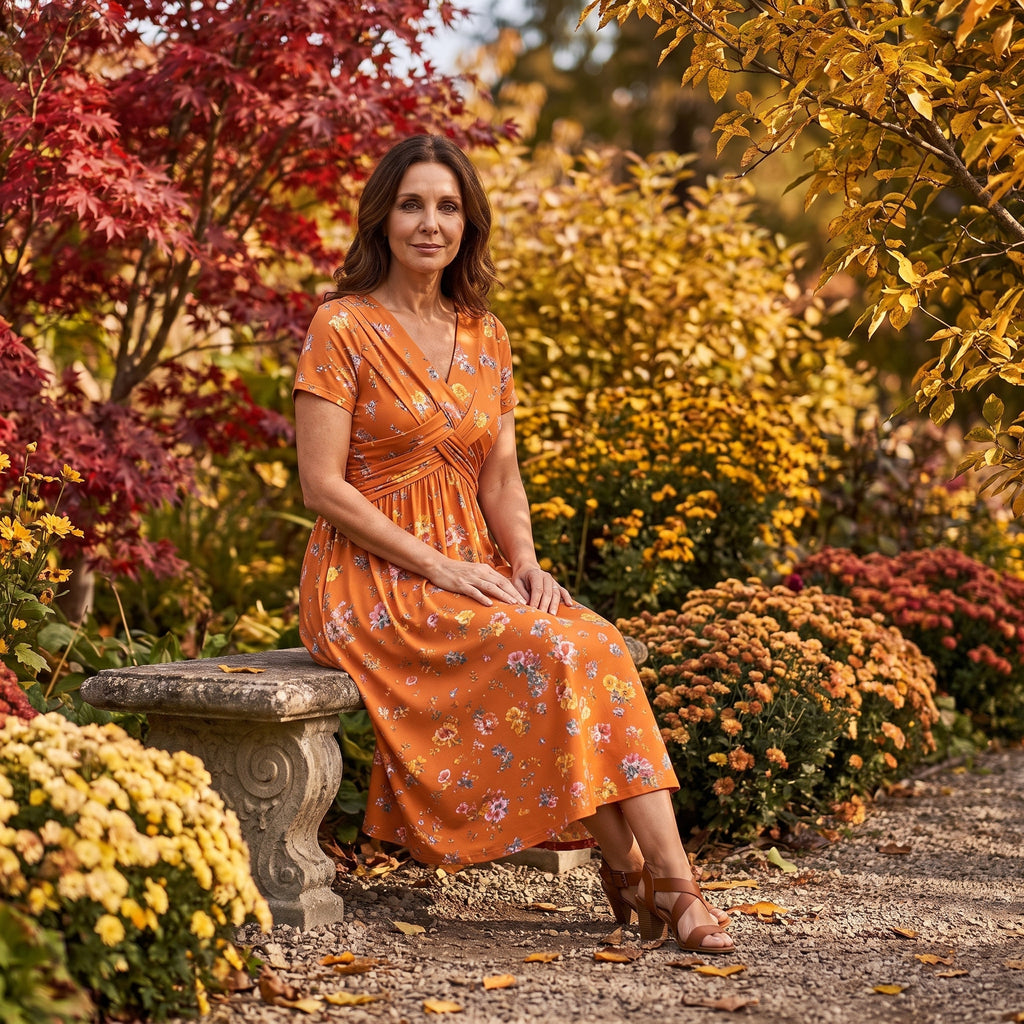Vestido "Valeria" | Caída Fluida y Escote Estilizador (con bolsillos)