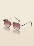 Gafas de sol Siena Élite con lentes rosa y montura plateada