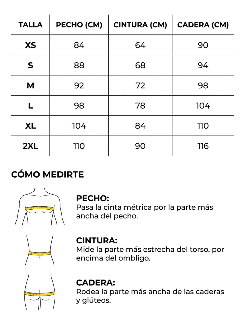 Guía de tallas