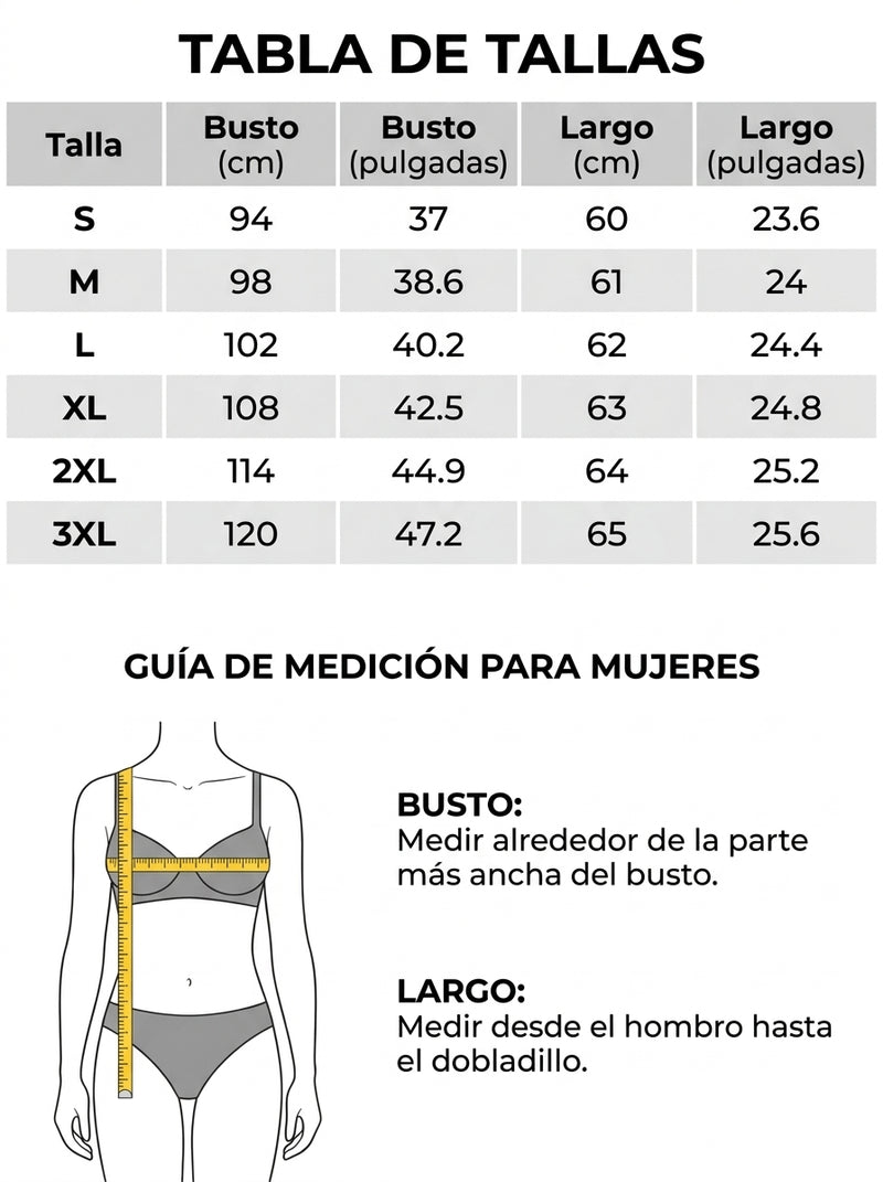 Guía de tallas