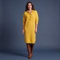Vestido de Punto "Lorena" | Diseño de punto con cuello y botones