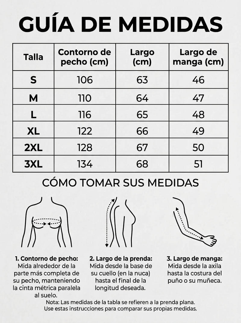 Guía de tallas