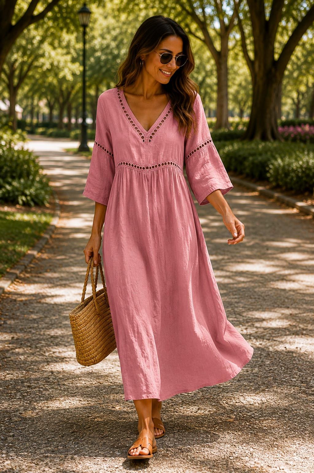 Vestido midi bohemio