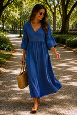 Vestido midi bohemio