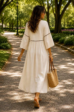 Vestido midi bohemio