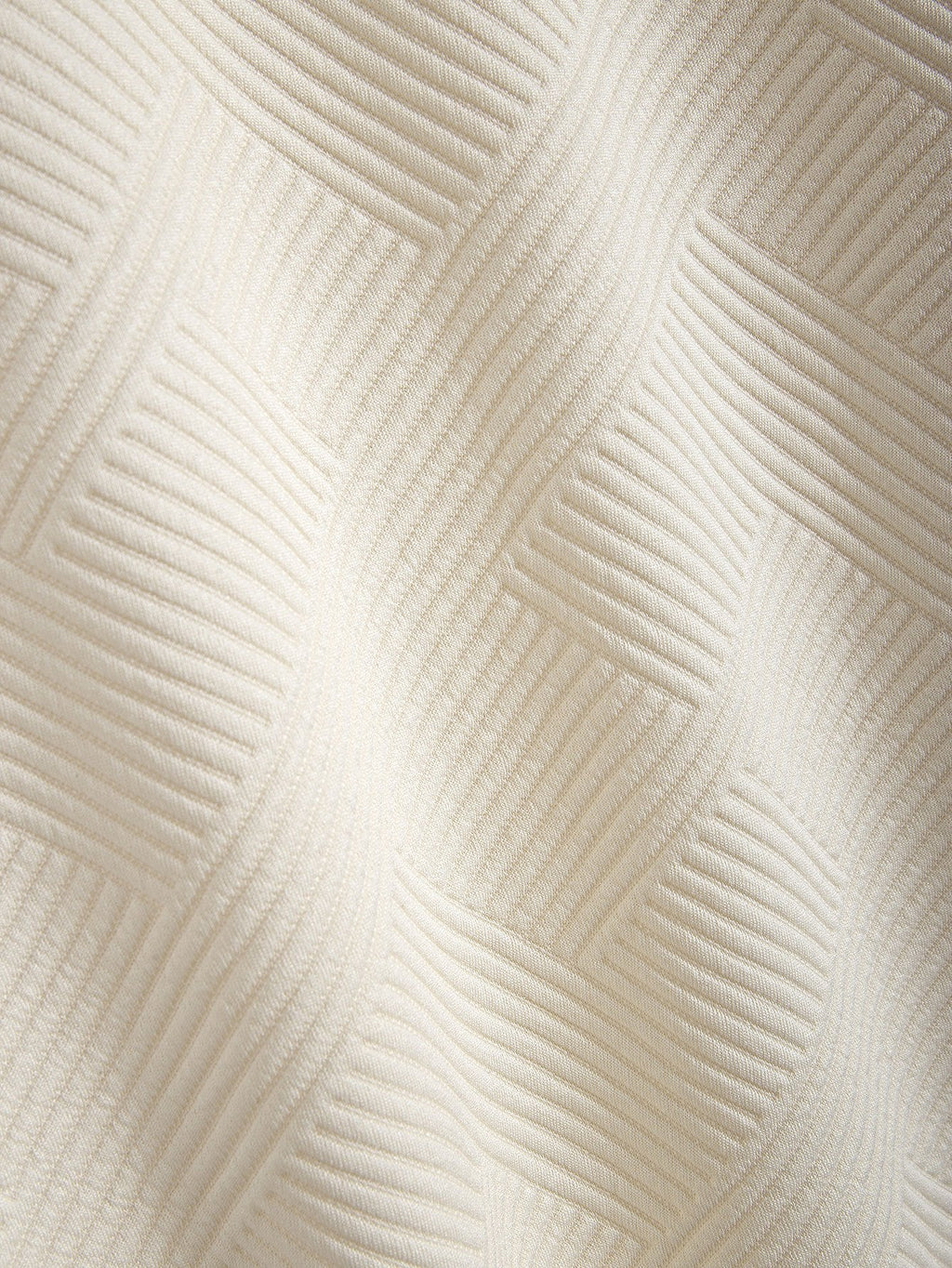 Detalle de tejido jacquard a rayas, beige