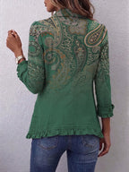 Cosima | Chaqueta Bohemia Paisley con Volantes