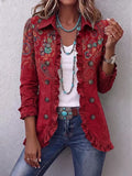 Carlotta | Chaqueta Bohemia Paisley con Volantes