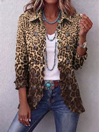 Ilaria | Chaqueta Leopardo con Volantes